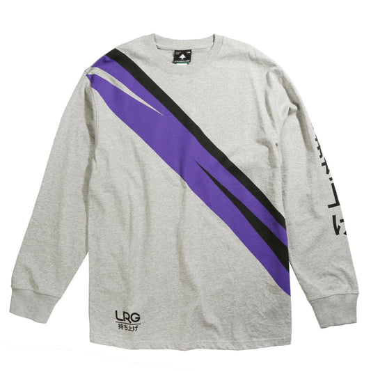 LRG Energy Crew Long Sleeve Knit T-Shirt Athletic Heather