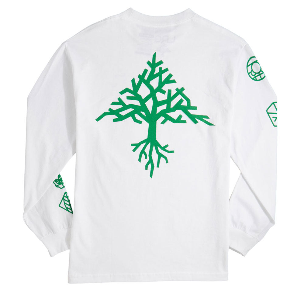 Lrg Common Ground L/S Tee White