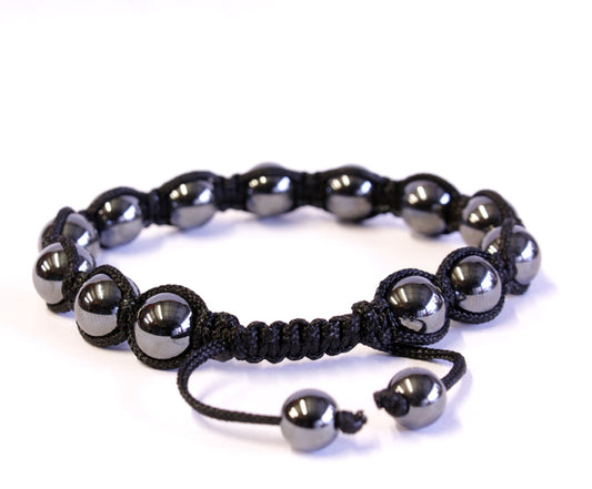 Hematite Shamballa Bracelet