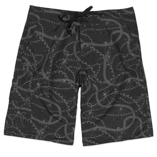 Crooks & Castles Chainleaf Board shorts Black Multi