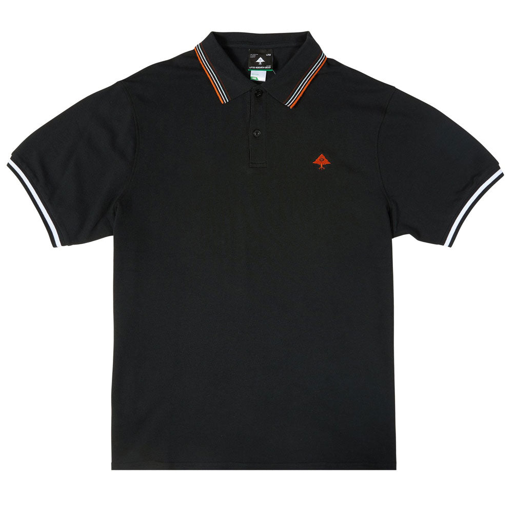 LRG Don't Cross Me Polo Shirt Black Beauty