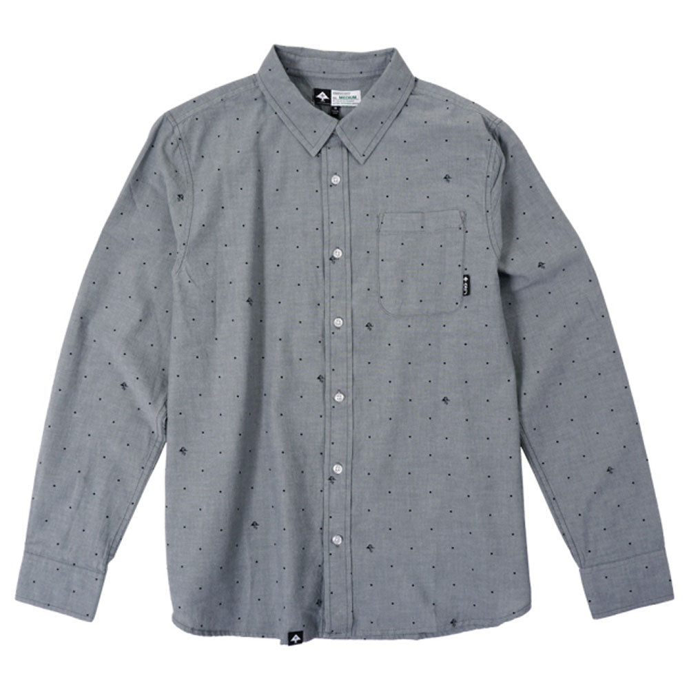 Lrg RC LS Chambray Woven Charcoal