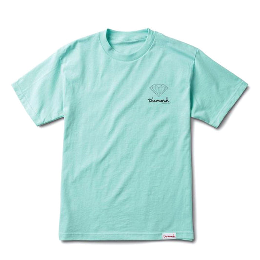 Diamond Supply Co Mini Og Sign T-shirt Diamond Blue