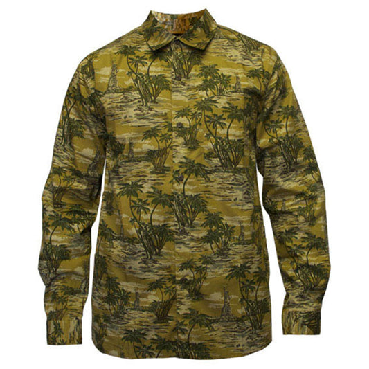 5Boro Shaolin Island Long Sleeve Shirt Green