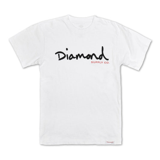 Diamond Supply Co OG Script Core T-shirt White