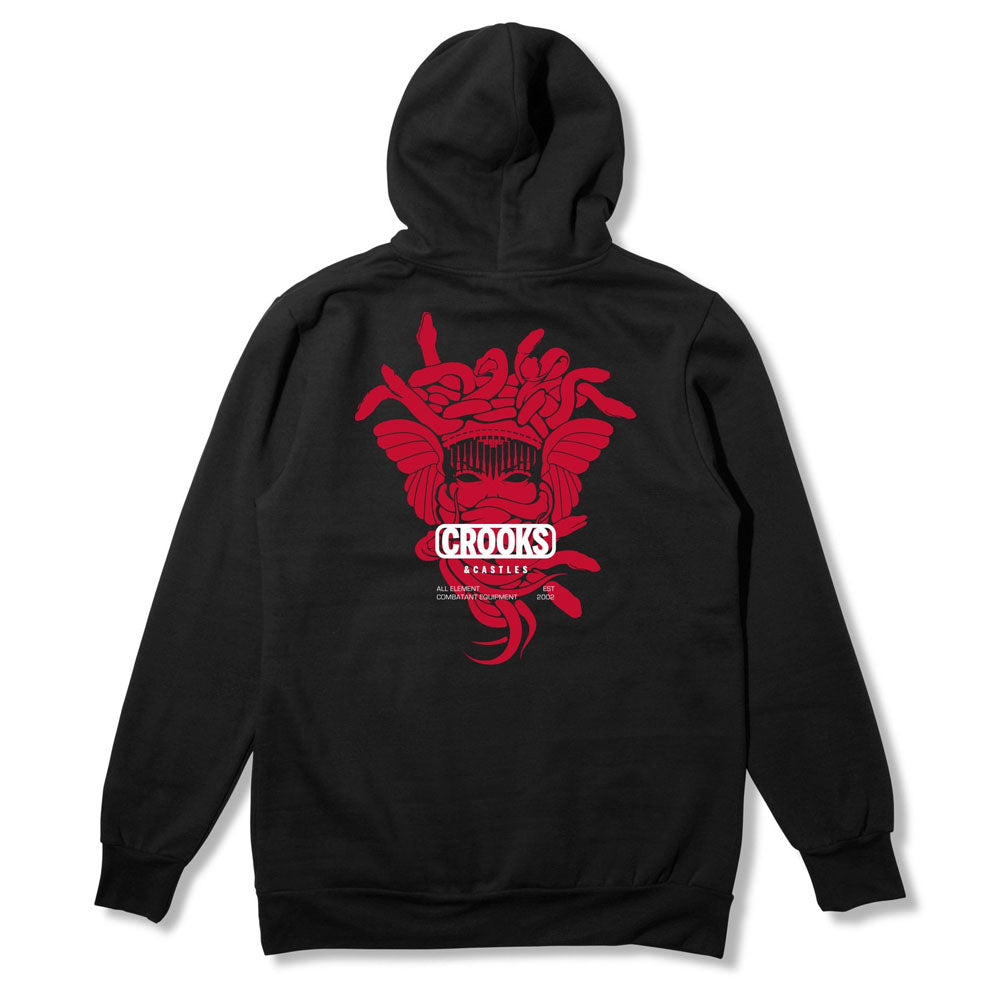 Crooks & Castles A.E.C.E Pullover Hoodie Black