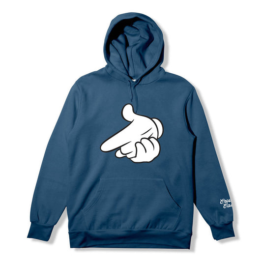 Crooks & Castles Air Gun Pullover Hoodie Blue