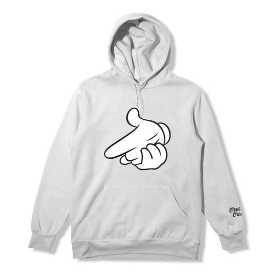 Crooks & Castles Air Gun Pullover Hoodie White