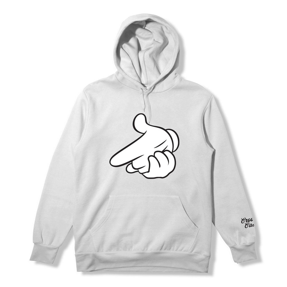 Crooks & Castles Air Gun Pullover Hoodie White