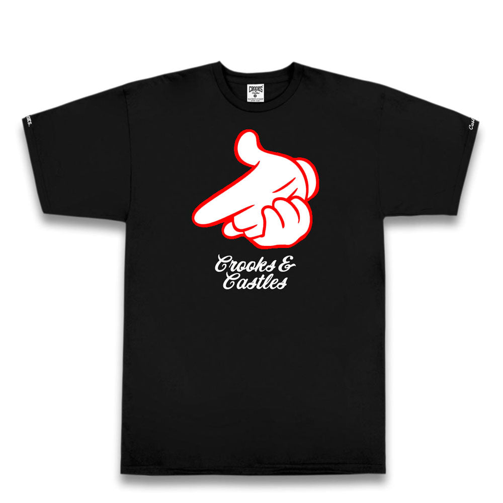 Crooks & Castles Air Gun T-shirt Black Red