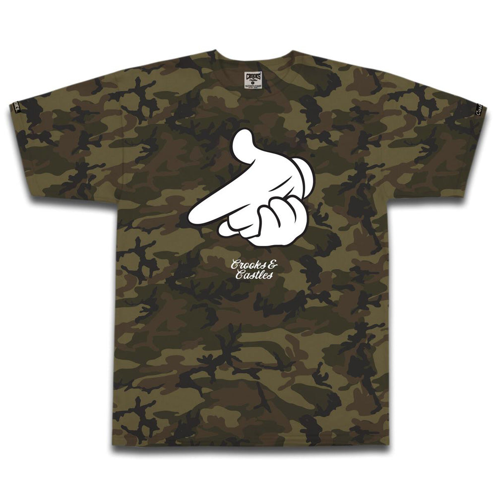 Crooks & Castles Air Gun T-shirt Camo