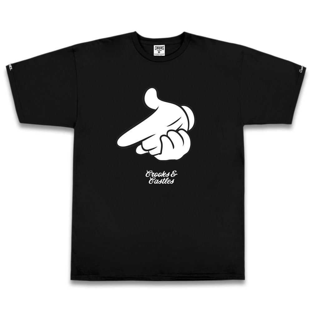 Crooks & Castles Air Gun T-shirt Black