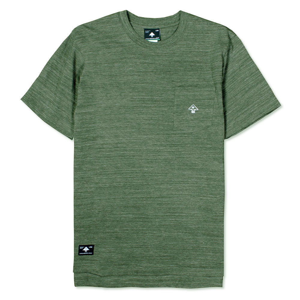 Lrg All Natural Knit T-shirt Olive Heather