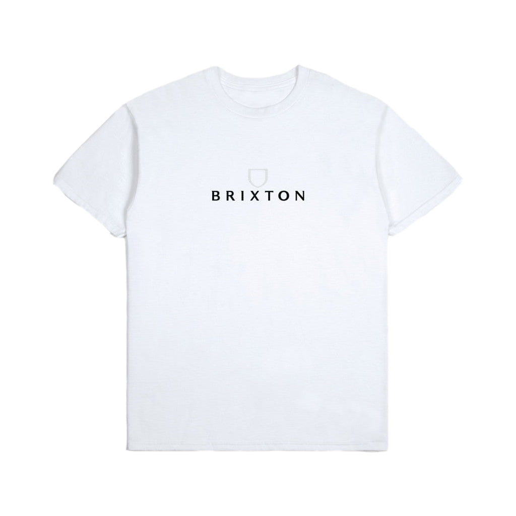 Brixton Alpha Thread T-Shirt White