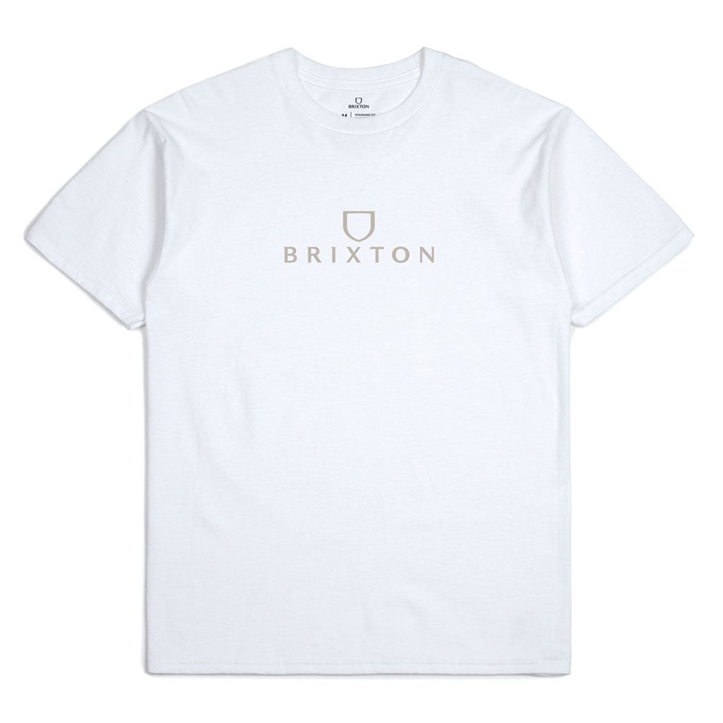 Brixton Alpha Standard T-Shirt White