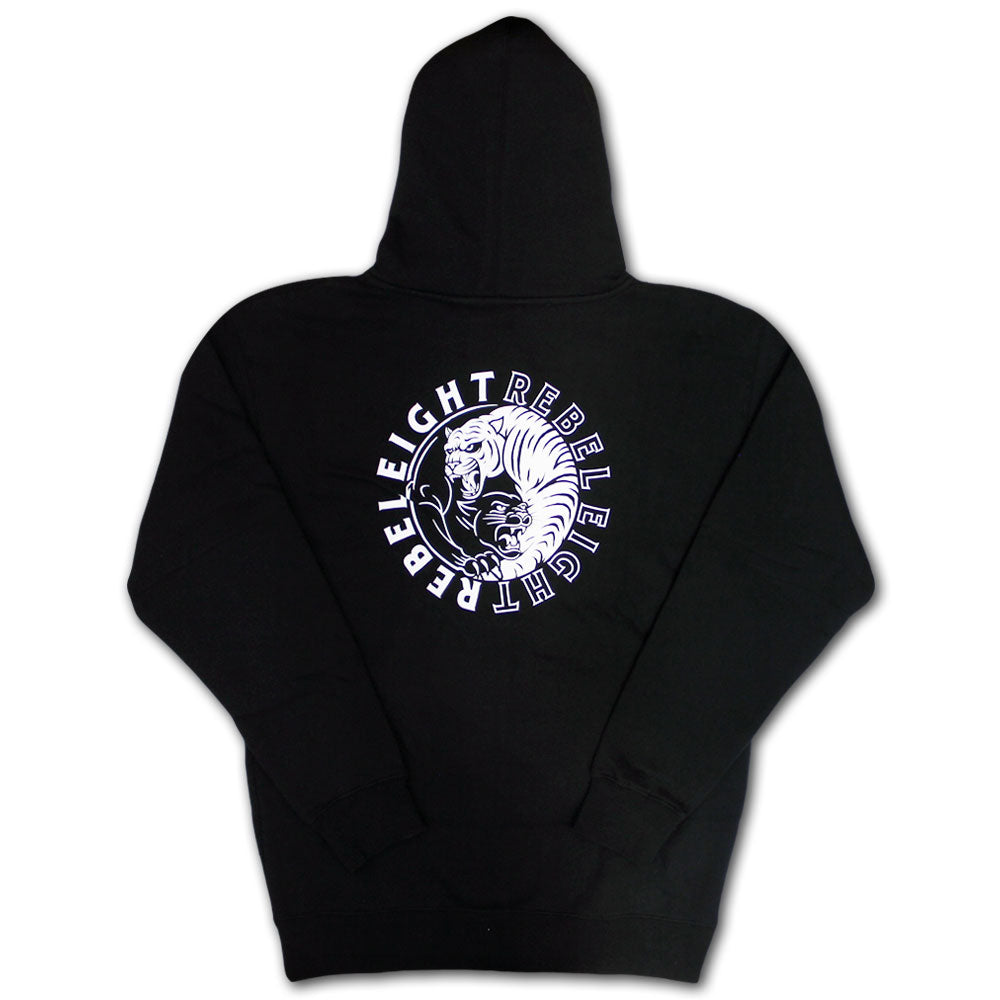 Rebel8 Animosity Zip Up Hoodie Black