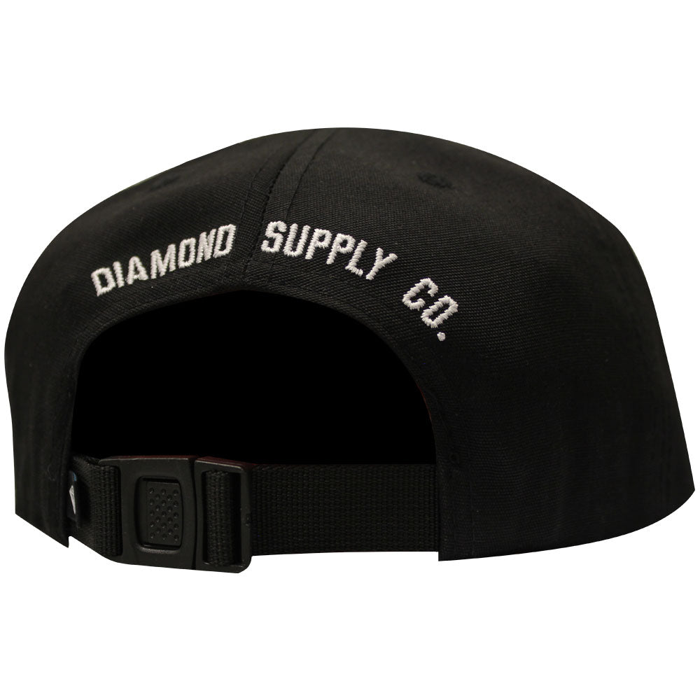 Diamond Supply Co Arabic Clipback Baseball Cap  Black