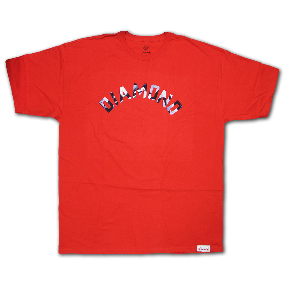 Diamond Supply Co Simplicity Arch T-shirt Red