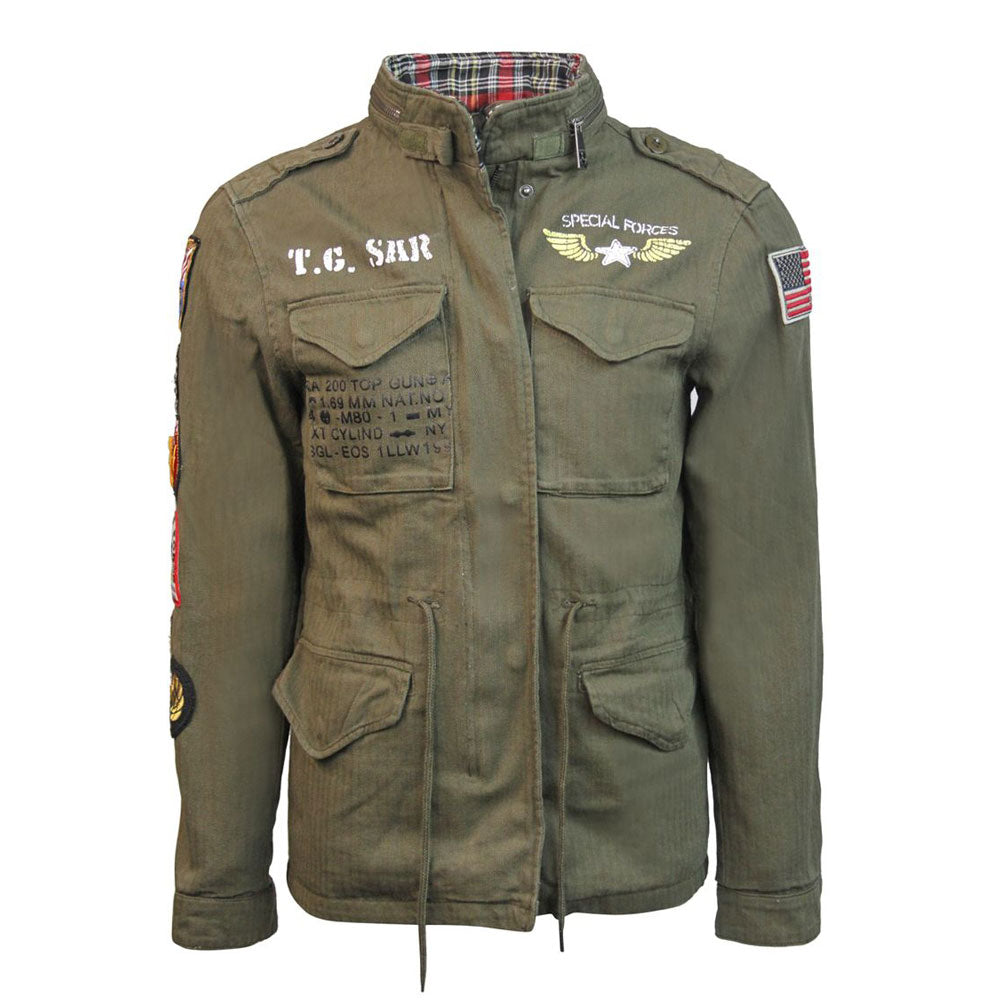 Top Gun M45 Canvas Jacket Olive