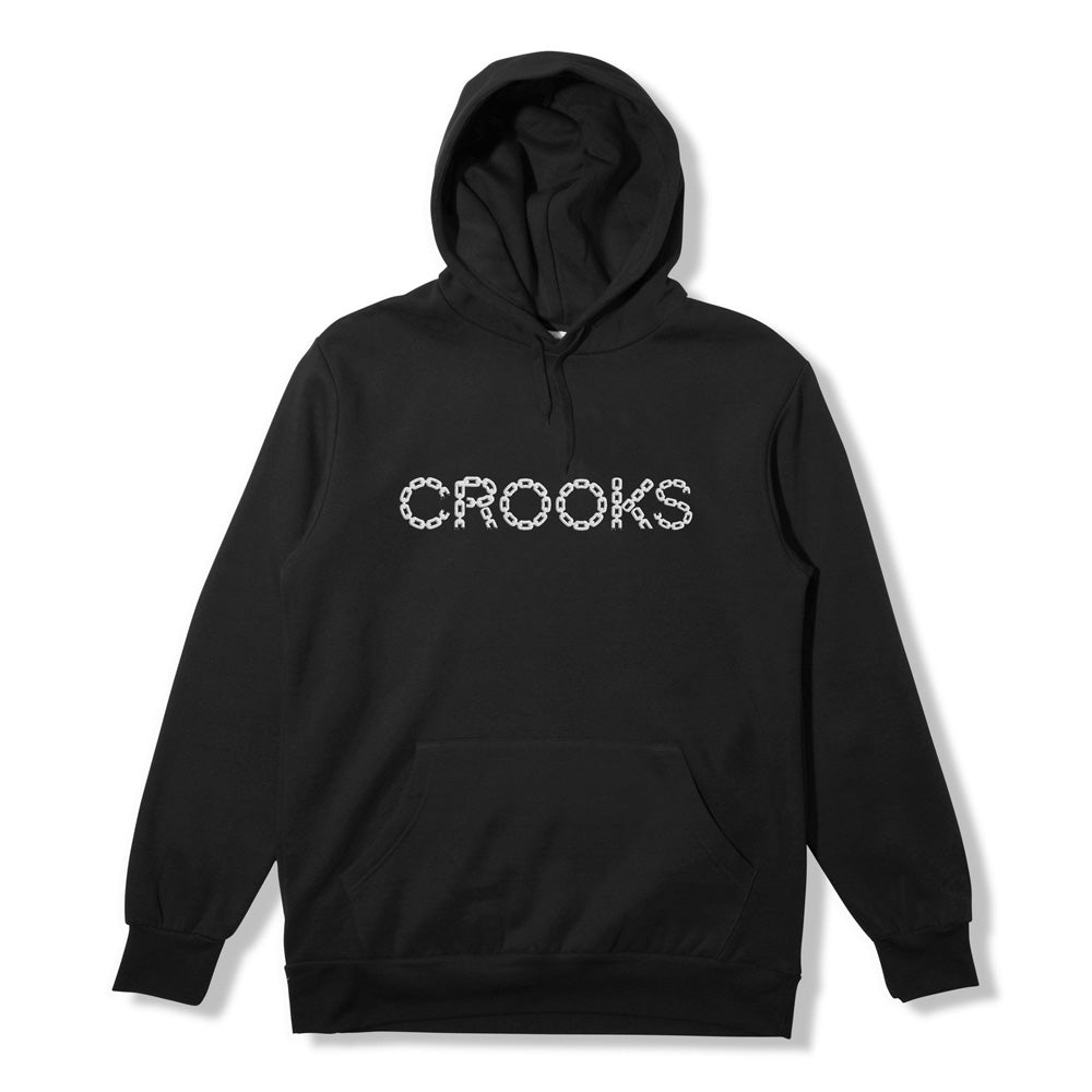 Crooks & Castles Back To Back Crooks Pullover Hoodie Black