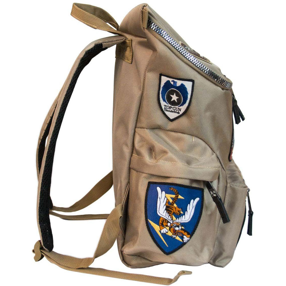 Top Gun Backpack With Patches Khaki