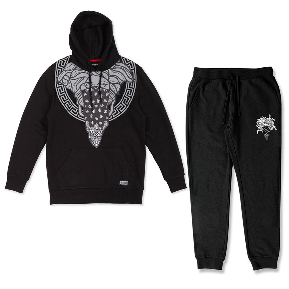 Crooks & Castles Bandana Bandido Tracksuit Black