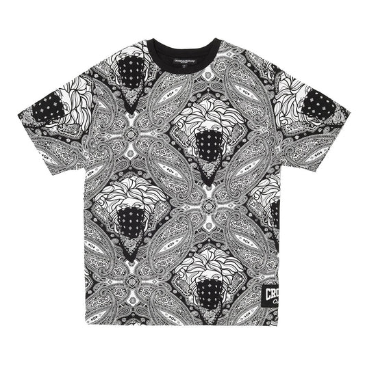 Crooks & Castles Bandito Paisley All Over Print Tee Black