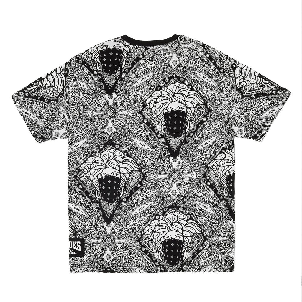 Crooks & Castles Bandito Paisley All Over Print Tee Black