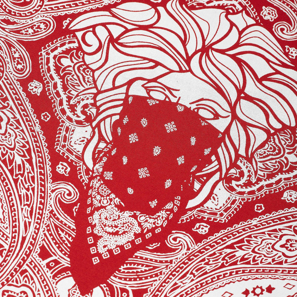 Crooks & Castles Bandito Paisley All Over Print Tee Red