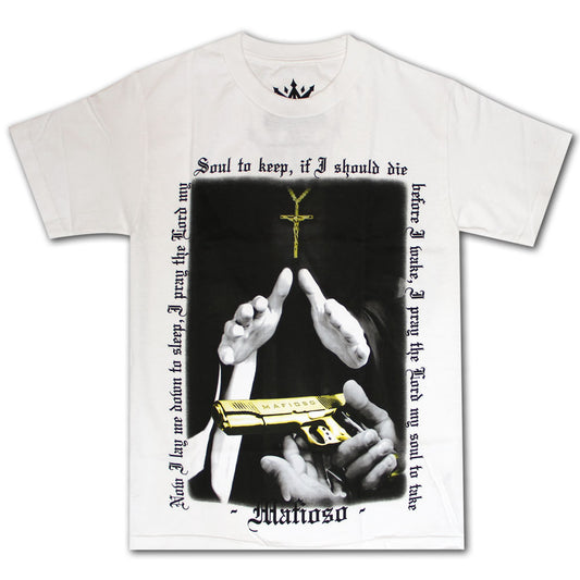 Mafioso Baptism T-Shirt White