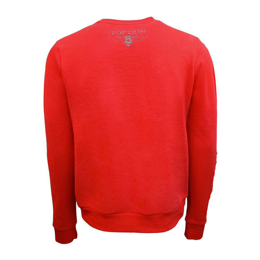 Top Gun Beast Mode Crewneck Sweatshirt Red