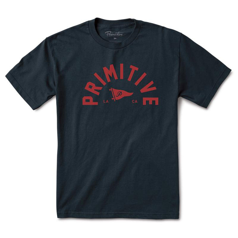 Primitive Apparel Big Arch Pennant T-Shirt Navy