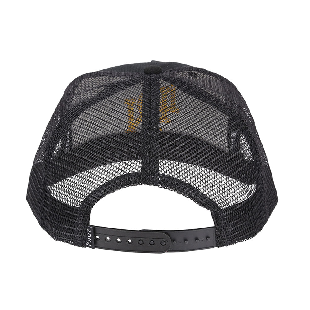 LDN Trucker Snapback Cap Black Gold