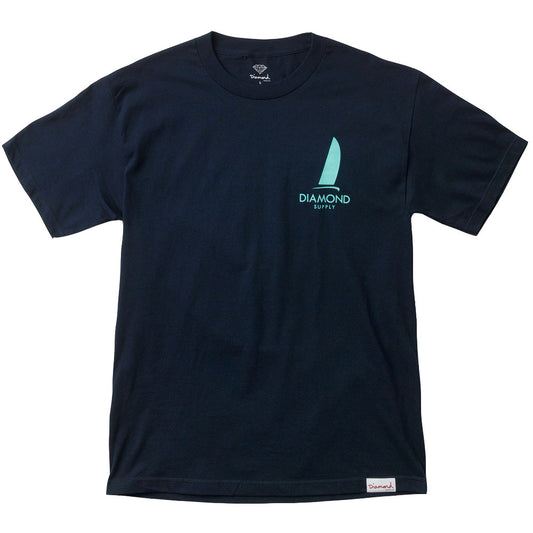 Diamond Supply Co Boat Life T-shirt Navy