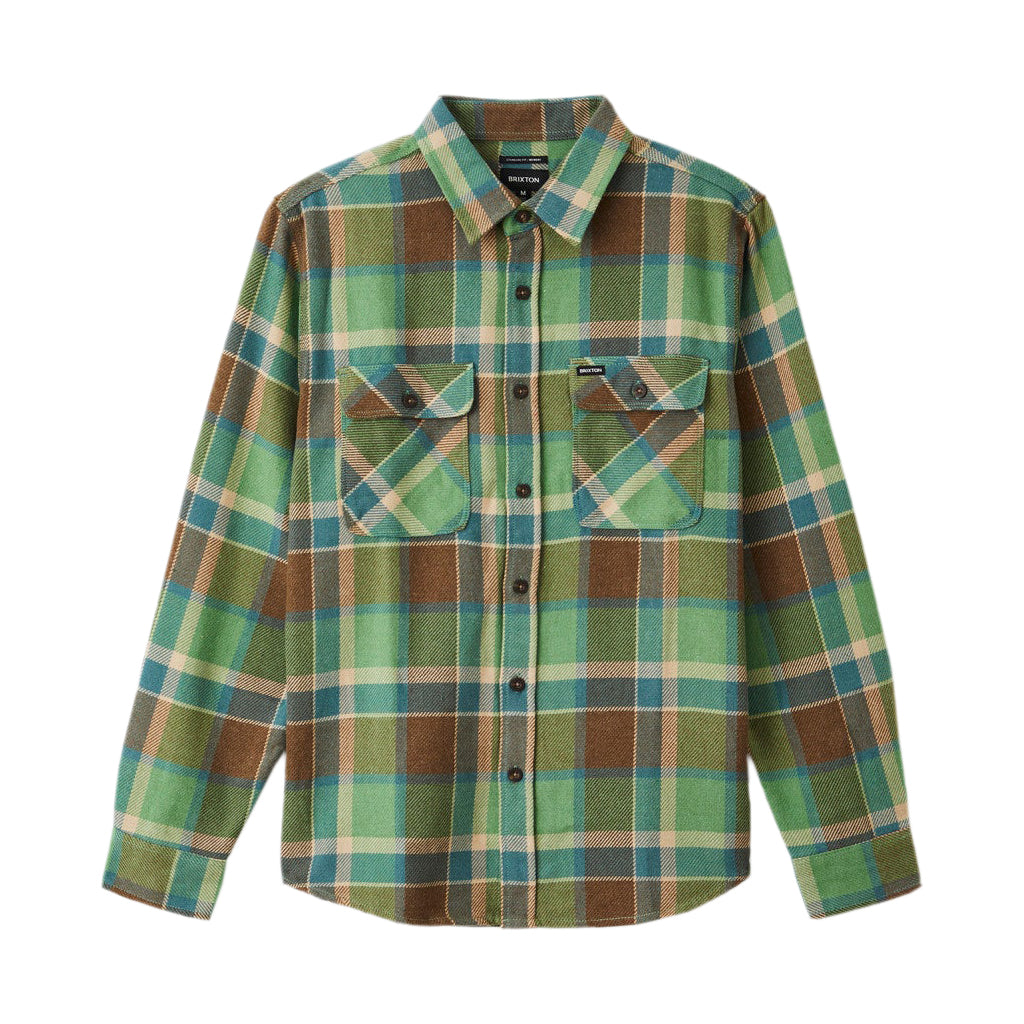 Brixton Bowery Flannel L/S Shirt Toffee