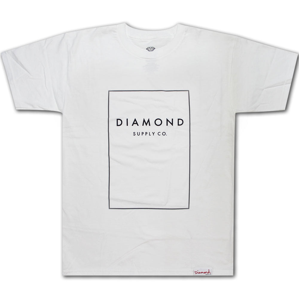 Diamond Supply Co Boxed In T-shirt White