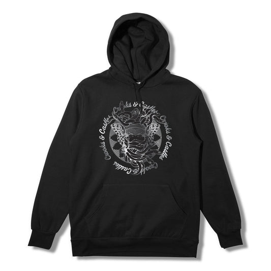 Crooks & Castles Symbol Medusa Boyfriend Hoodie Black