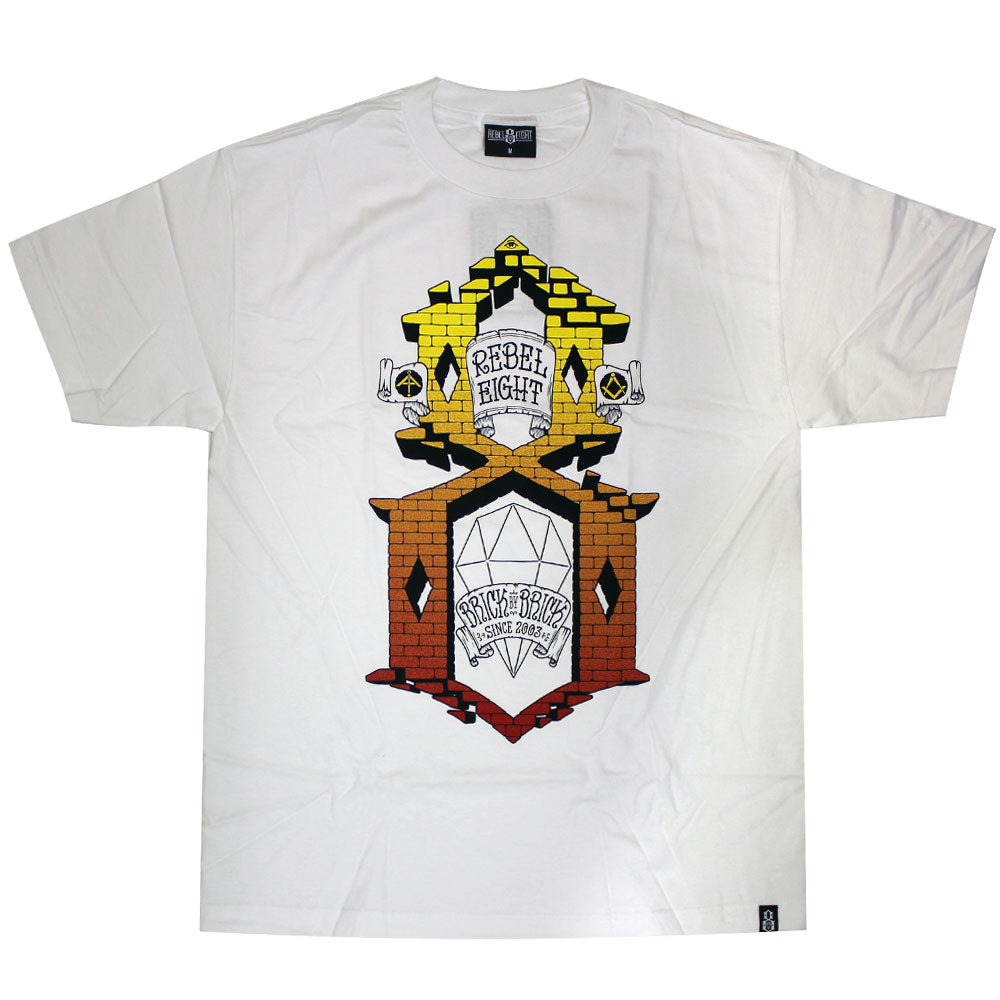 Rebel8 Brick By Brick T-shirt White