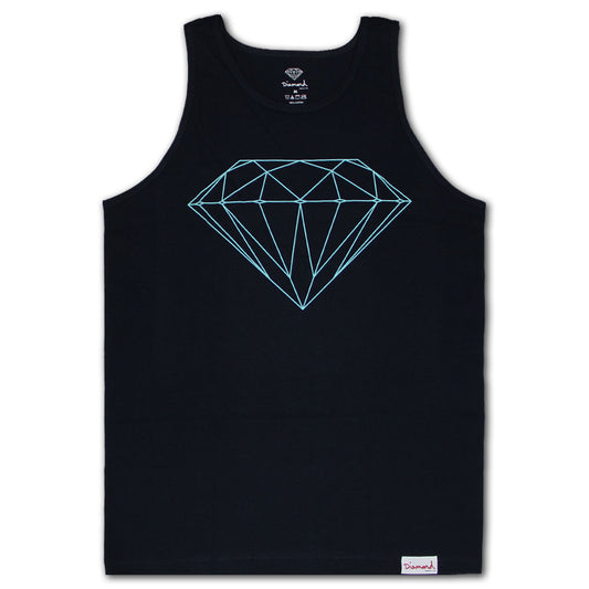 Diamond Supply Co Brilliant Tank Top Navy