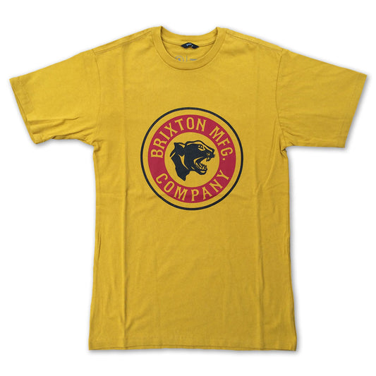 Brixton Forte T-Shirt Nugget Gold