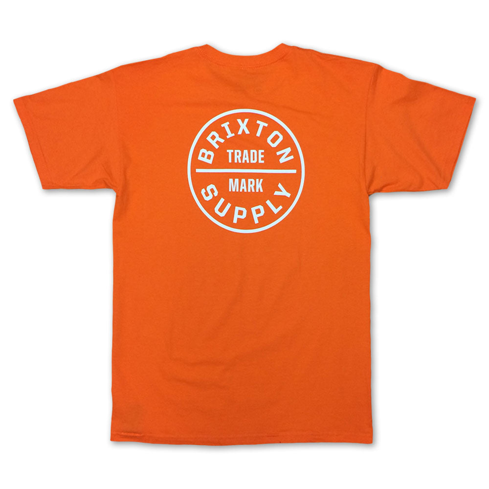 Brixton Oath T-Shirt Orange