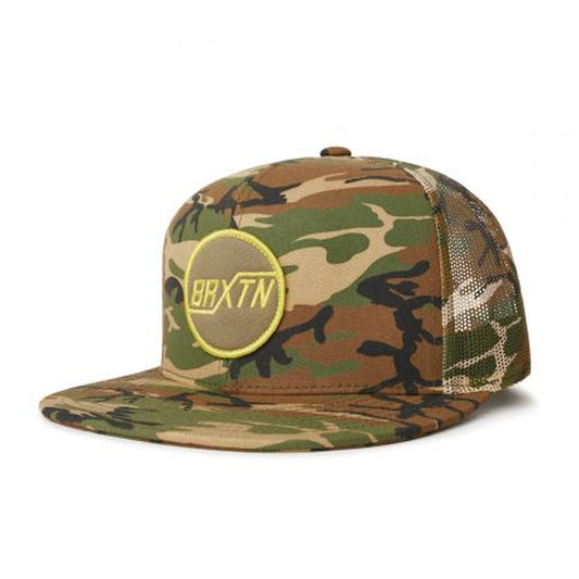 Brixton Pavillion HP Mesh Snapback Cap Camo