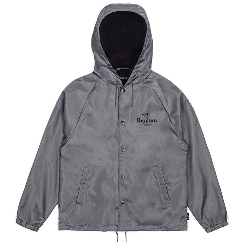 Brixton Tanka Windbreaker Jacket Grey