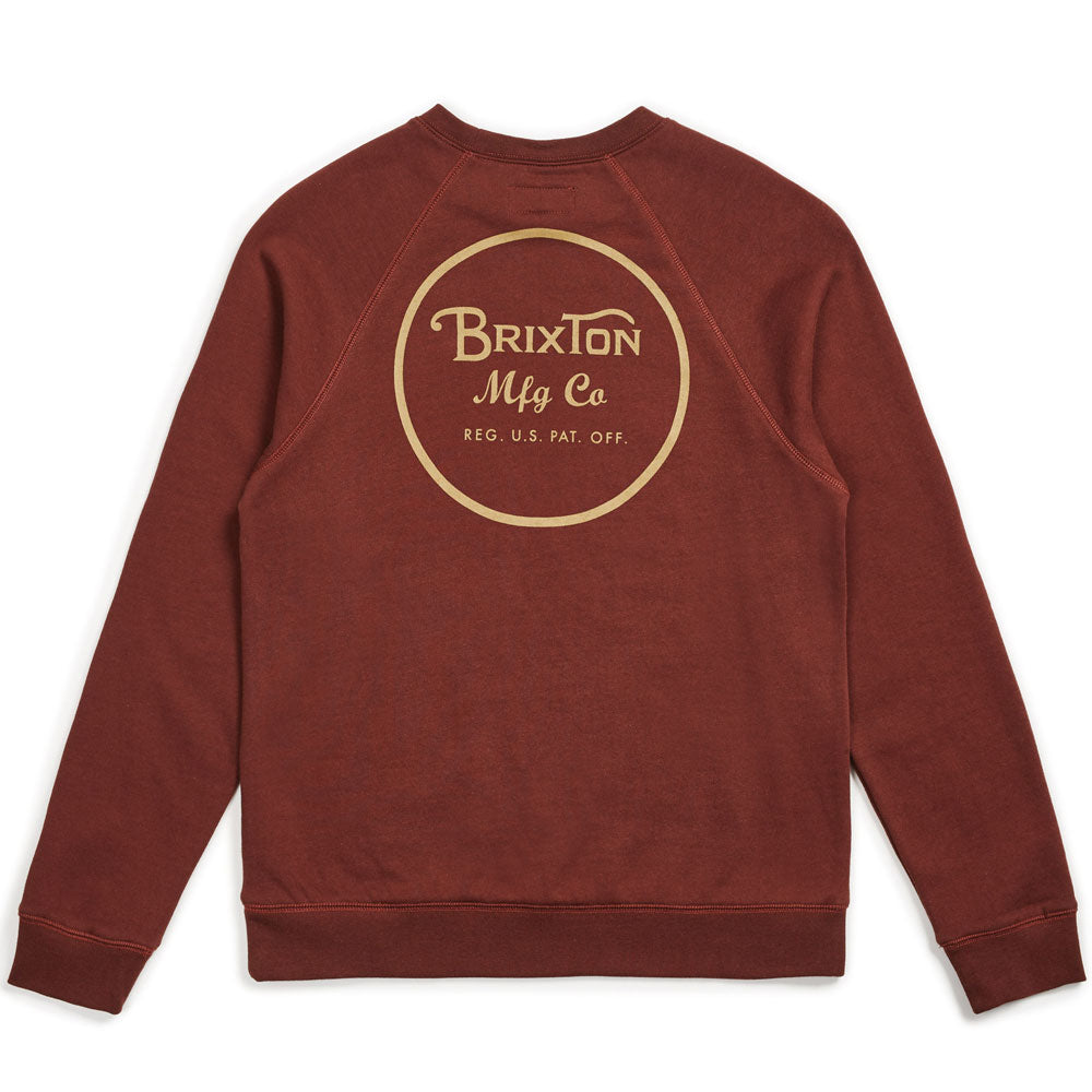 Brixton Wheeler Intl Sweatshirt Chestnut