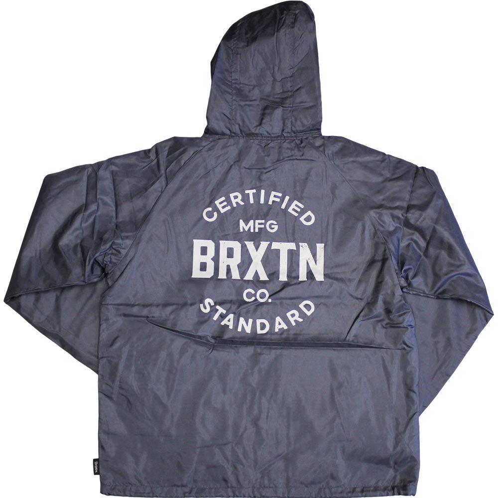 Brixton Cane Windbreaker Jacket Blue