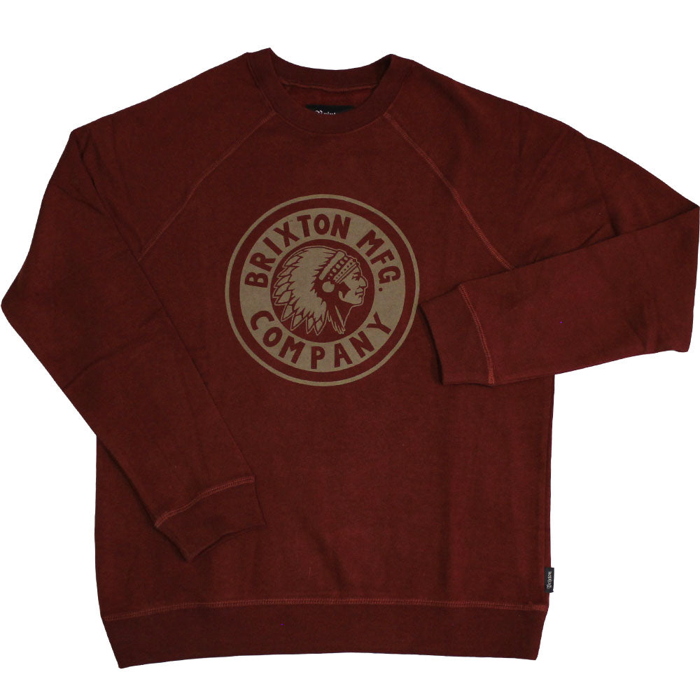 Brixton Rival Sweatshirt Burgundy