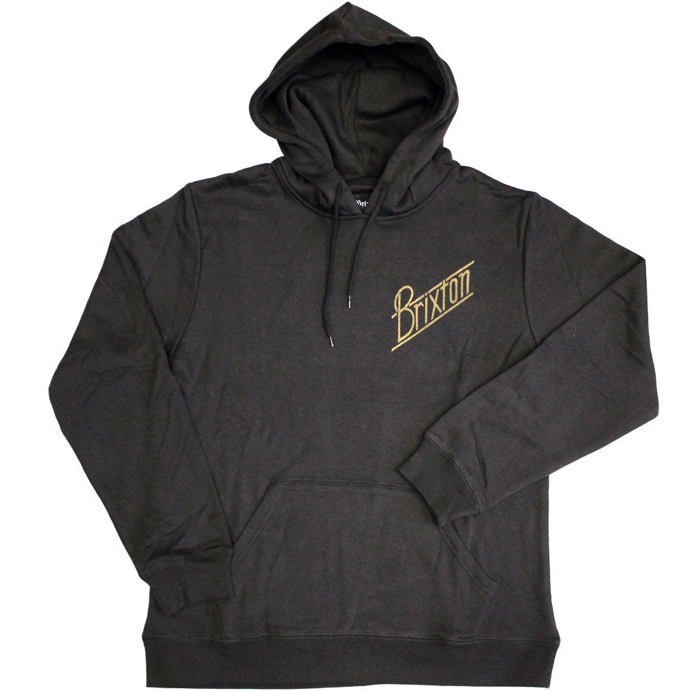 Brixton Wilson Pullover Hoodie Black