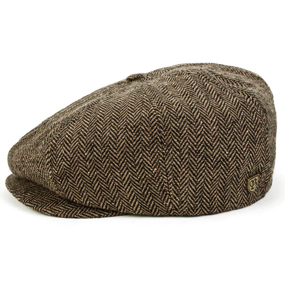 Brixton Brood Flat Cap Brown