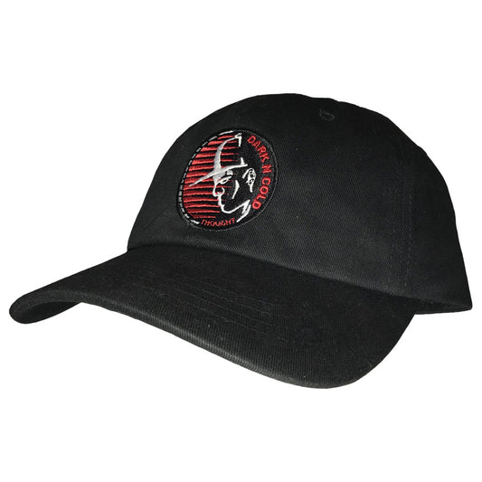 Darkncold Capman Adjustable Dad Hat Black Red