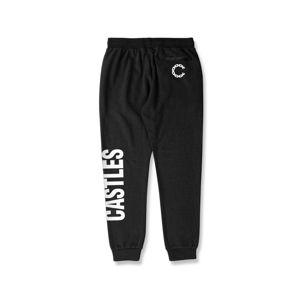 Crooks & Castles Castle Chain Sweatpant Black